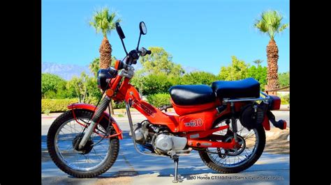 1980 Honda CT110 Trail Survivor Bike NOT CT70 - YouTube