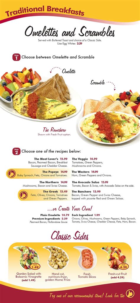 Sunny Morning Breakfast and Lunch | Menu