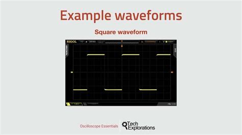 Example Waveforms that you will frequency see in an oscilloscope