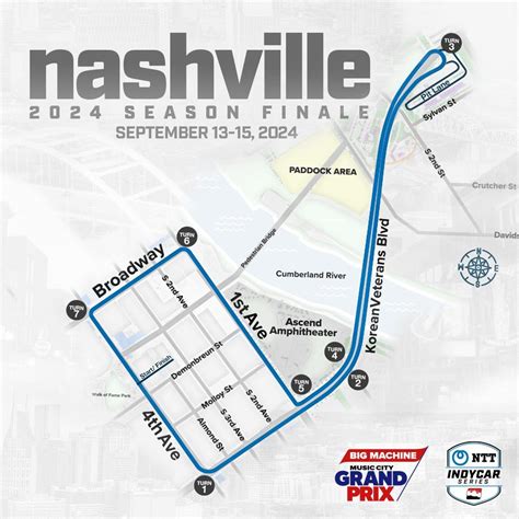 IndyCar Awards Nashville Street Race with 2024 Season Finale