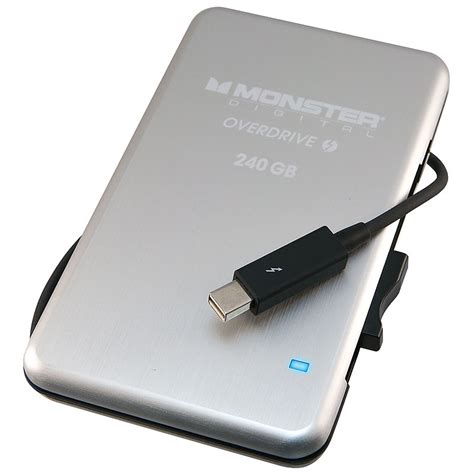 Monster 240GB OverDrive Thunderbolt SSD External Drive - SSDOT-0240-A ...