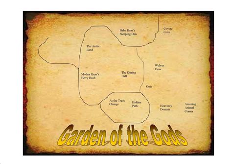 Map of Garden of the Gods Hike - Woodland Park Middle School Poetry Hikes