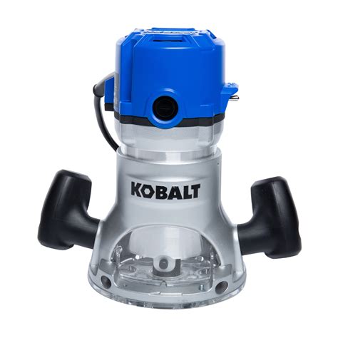 Black Firday Kobalt Routers 1/4-in and 1/2-in-Amp Fixed Corded Router ...