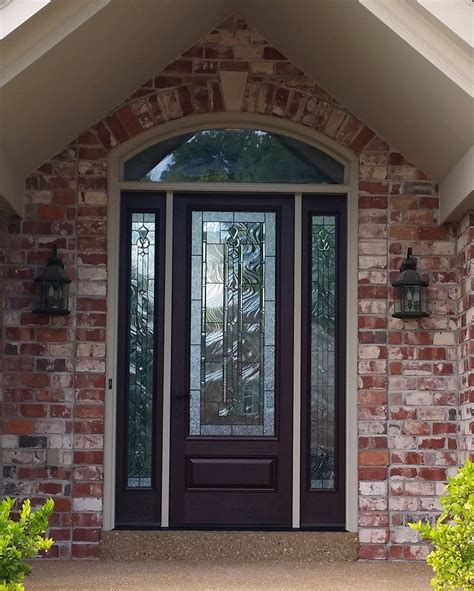 Fiberglass Exterior Doors With Sidelights And Transom - Sunnyclan