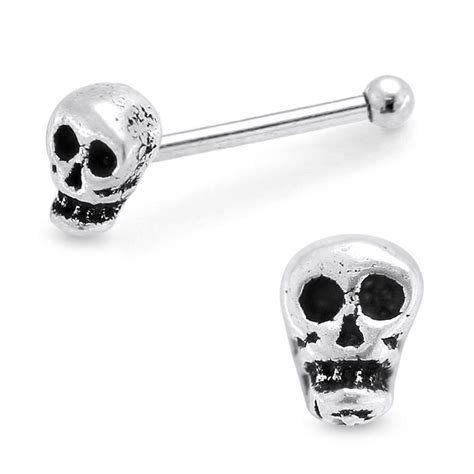 Sterling Silver Nose Stud Skull Nose Stud Nose Bone Style - Etsy