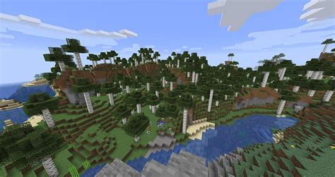 Old Growth Birch Forest in Minecraft