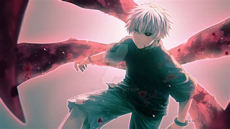 Tokyo Ghoul Wallpaper [KEN KANEKI, VS YAMORI] {V2} by iPonii on DeviantArt