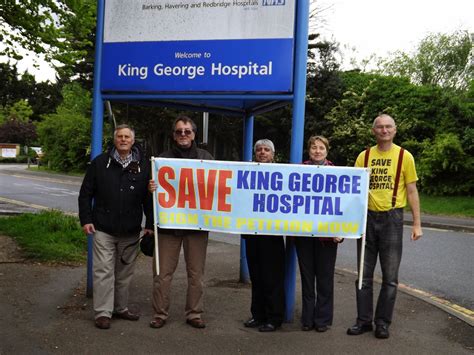 Save King George Hospital: Photo re Children's A&E Scandal