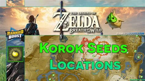 Zelda Breath of the Wild Korok Seeds Locations | Stash Slots Upgrade