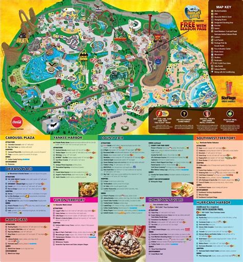 Six Flags Great America Printable Park Map - Printable Maps