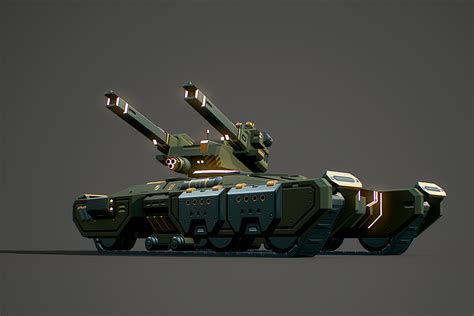 WAR COLLECTION | Heavy Tank SCI-FI | 3D 지상 | Unity Asset Store