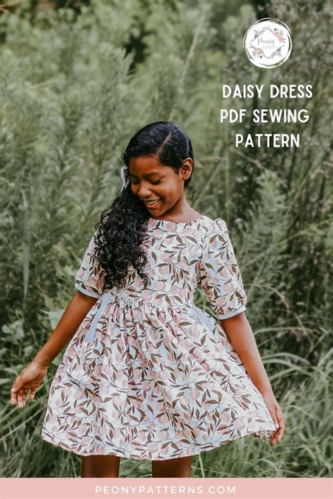 Daisy Dress PDF Sewing Pattern | Daisy dress, Dresses, Skirt pattern