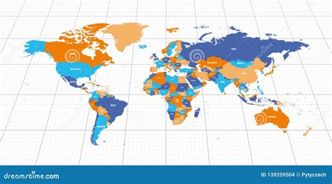 Geopolitical World Map