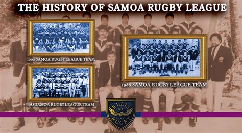 Samoa Rugby League Team. World Cup Squad. - Ellis Rugby