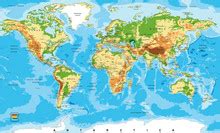 Physical World Map Free Stock Photo - Public Domain Pictures