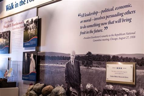 Eisenhower Spotlight at the Gettysburg National Military Park Museum ...