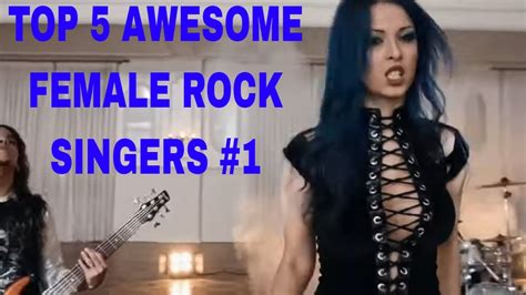 Top 5 Awesome FEMALE ROCK SINGERS #1 - YouTube