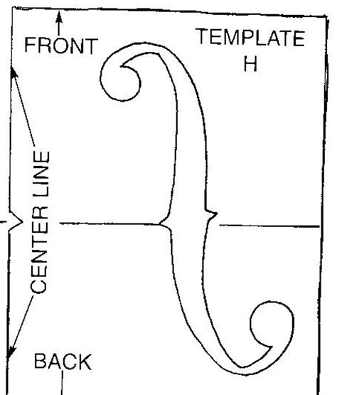 F Hole Templates - Printable Word Searches