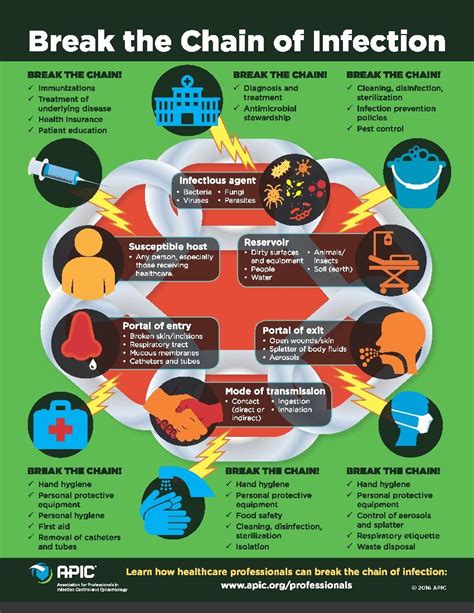 Pin by Professor Krueger on The Chain of Infection | Chain of infection ...