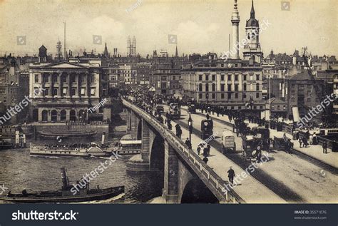 Vintage Postcard Of London Stock Photo 35571076 : Shutterstock