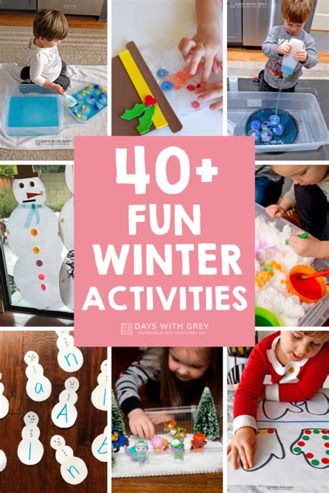 40 Fun Winter Activities for Kids - Days With Grey