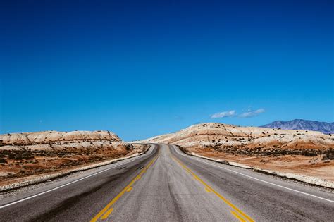 Free Images : landscape, sea, horizon, mountain, snow, sky, desert, highway, asphalt, travel ...