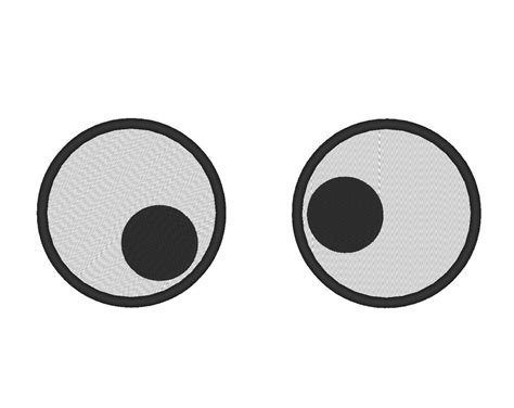 Googly Eyes Halloween Embroidery Machine Design - Etsy