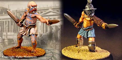 Carmen's Fun Painty Time: 54mm Gladiators: Dimachaerus