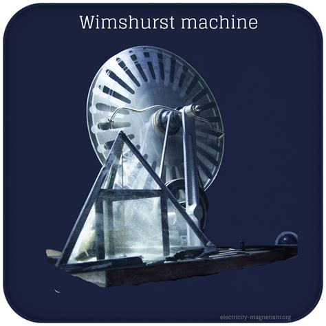 Wimshurst machine - Influence Machine | Electricity - Magnetism