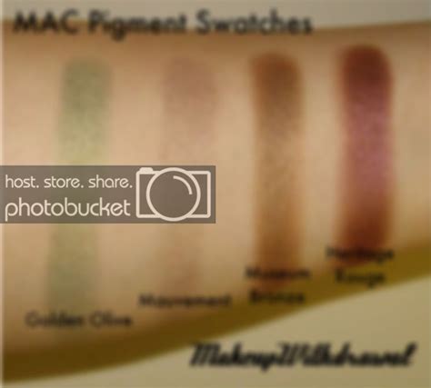 A Few MAC Pigment Samples | Makeup Withdrawal