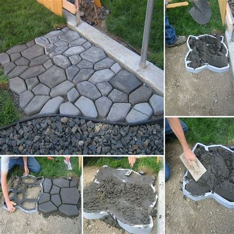 Concrete Molds and Forms,Reusable Path Maker Stone Moldings,DIY ...