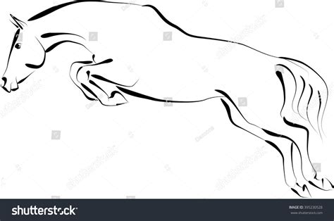 Horse Jump Vector Logo Stock Vector (Royalty Free) 395230528 | Shutterstock