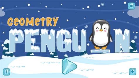 🕹️ Play Geometry Penguin Game: Free Online Penguin Rolling Physics Puzzle Video Game for Kids ...