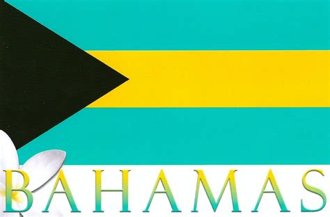 My Favorite Postcards: The Flag of The Bahamas