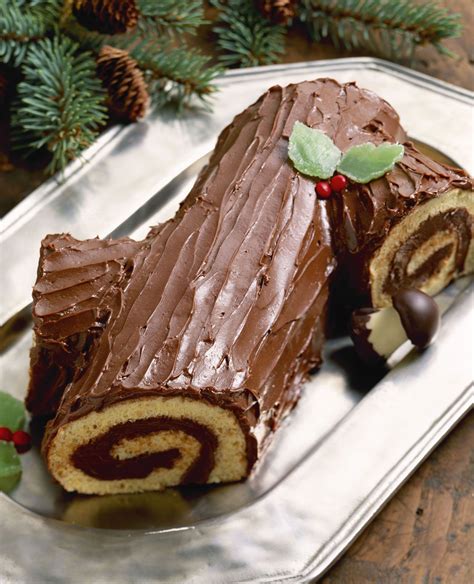 Yule log | cake | Britannica