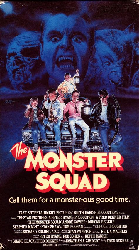 80's kids, I propose a movie night. | Monster squad, Horror posters ...