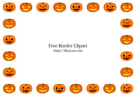 Pumpkin Clipart Border