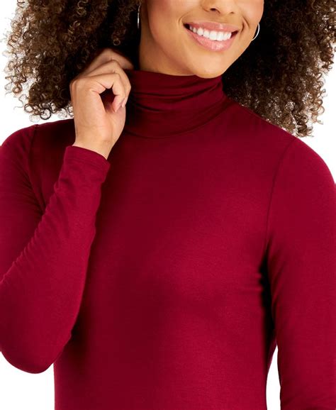 Style & Co Turtleneck Top, Created for Macy's - Macy's