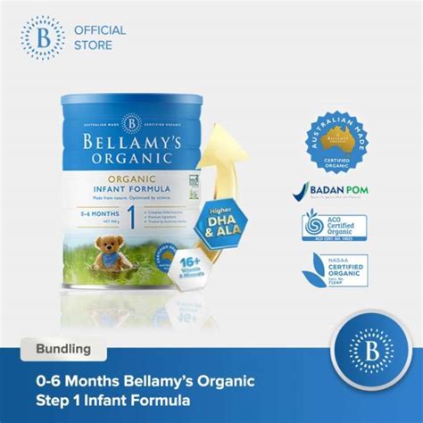 Jual Bellamys Organic Step 1 - Susu Formula Organik 900 G 0 - 6 Bulan Di Seller Yama ...