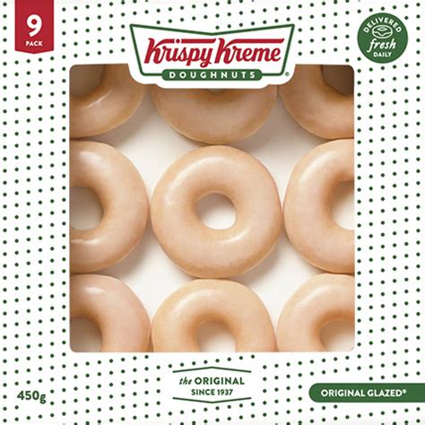 Krispy Kreme Original Glazed Doughnuts 9 Pack | Woolworths