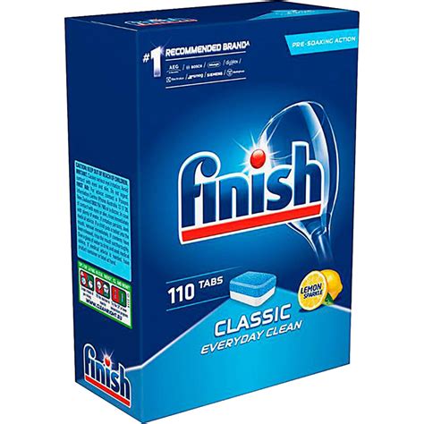 FINISH POWERBALL CLASSIC DISHWASHING TABLETS LEMON SPARKLE PACK 110 | Office National Gladstone