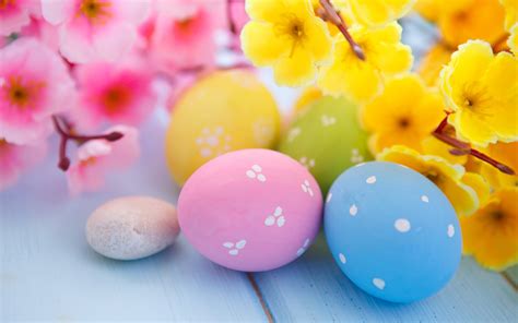 Easter Eggs and Spring Blossoms Wallpaper,HD Celebrations Wallpapers,4k Wallpapers,Images ...