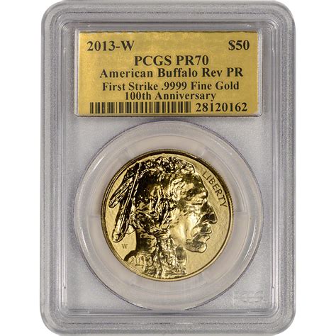 2013-W American Gold Buffalo Reverse Proof (1 oz)$50 PCGS PR70 First Strike Foil | eBay