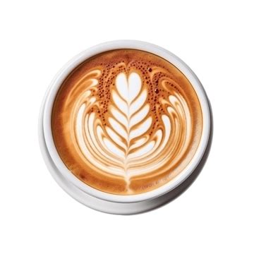 Top View Latte Art Coffee, Latte, Art, Background PNG Transparent Image and Clipart for Free ...