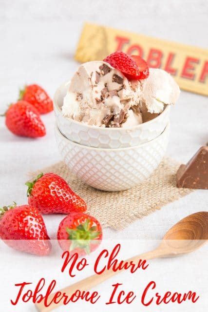 Three Ingredient Toblerone Ice Cream (no churn) | Fuss Free Flavours