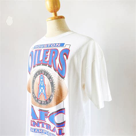 Vintage 1993 Houston Oilers NFL Football T-shirt size XL | Etsy