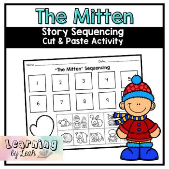 The Mitten Sequencing Activity & Picture Cards by Learning by Leah