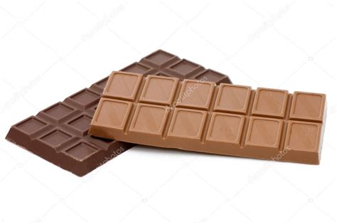 Dark chocolate block isolated over white — Stock Photo © voronin-76 #3948940