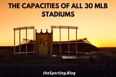 The Capacities of All MLB Stadiums: A Complete Guide to All 30 Ballparks — The Sporting Blog