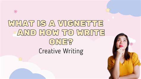 What is a Vignette and How to Write One - YouTube